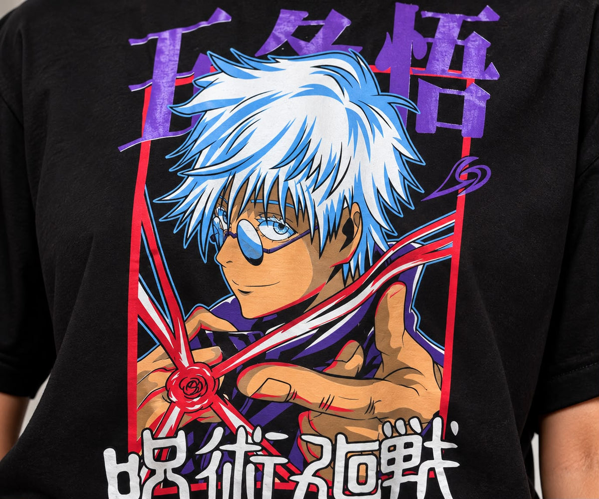 CAMISETA SATORU GOJU - JUJUTSU KAISEN