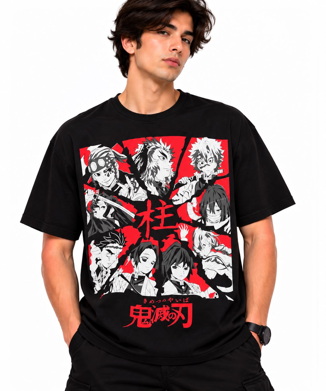 CAMISETA HASHIRAS - DEMON SLAYER 100% ALGODÃO