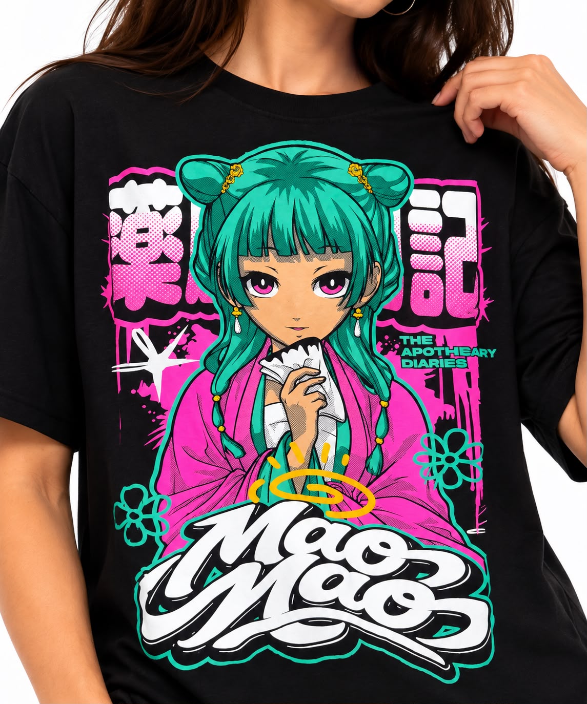 CAMISETA MAOMAO DIÁRIOS DE UMA APOTECÁRIA - 100% ALGODÃO