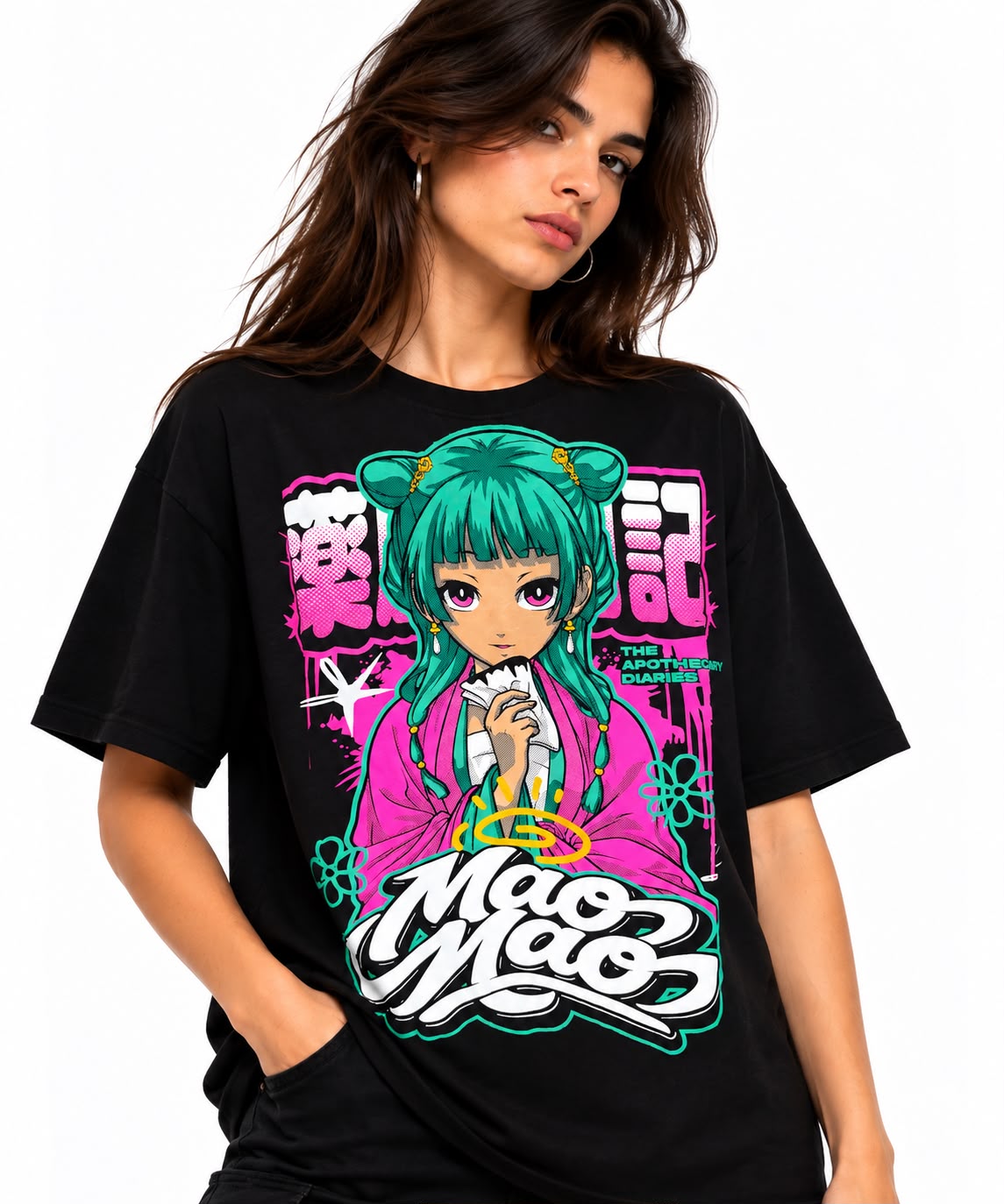 CAMISETA MAOMAO DIÁRIOS DE UMA APOTECÁRIA - 100% ALGODÃO
