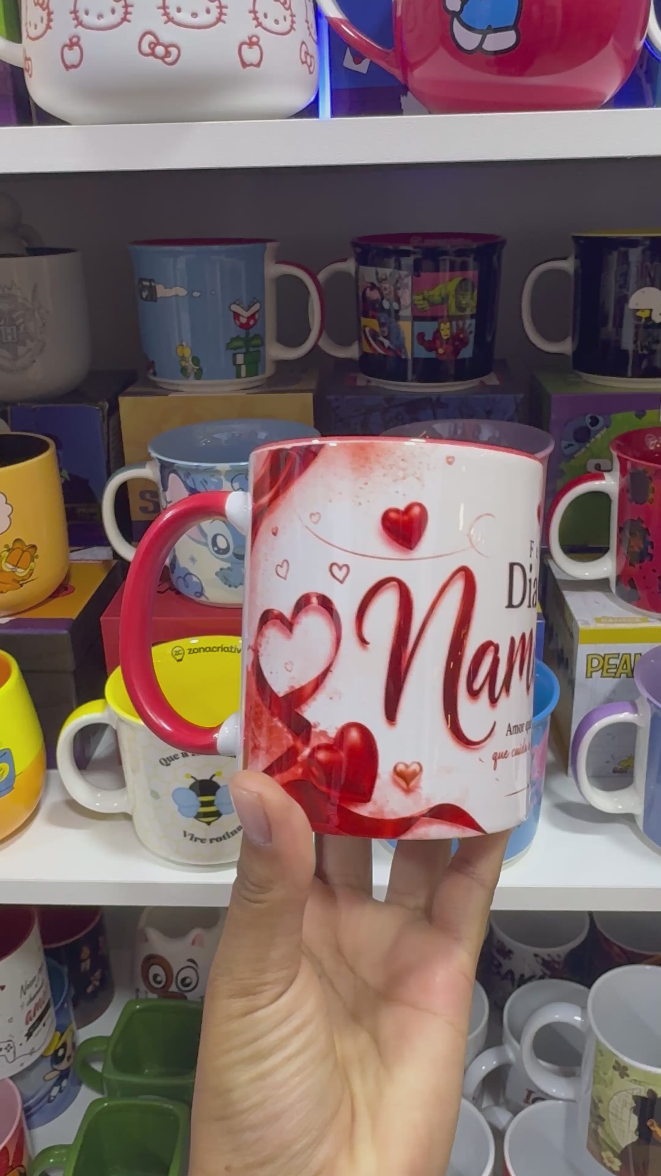 CANECA DIA DOS NAMORADOS 325ML - MODELO PREMIUM