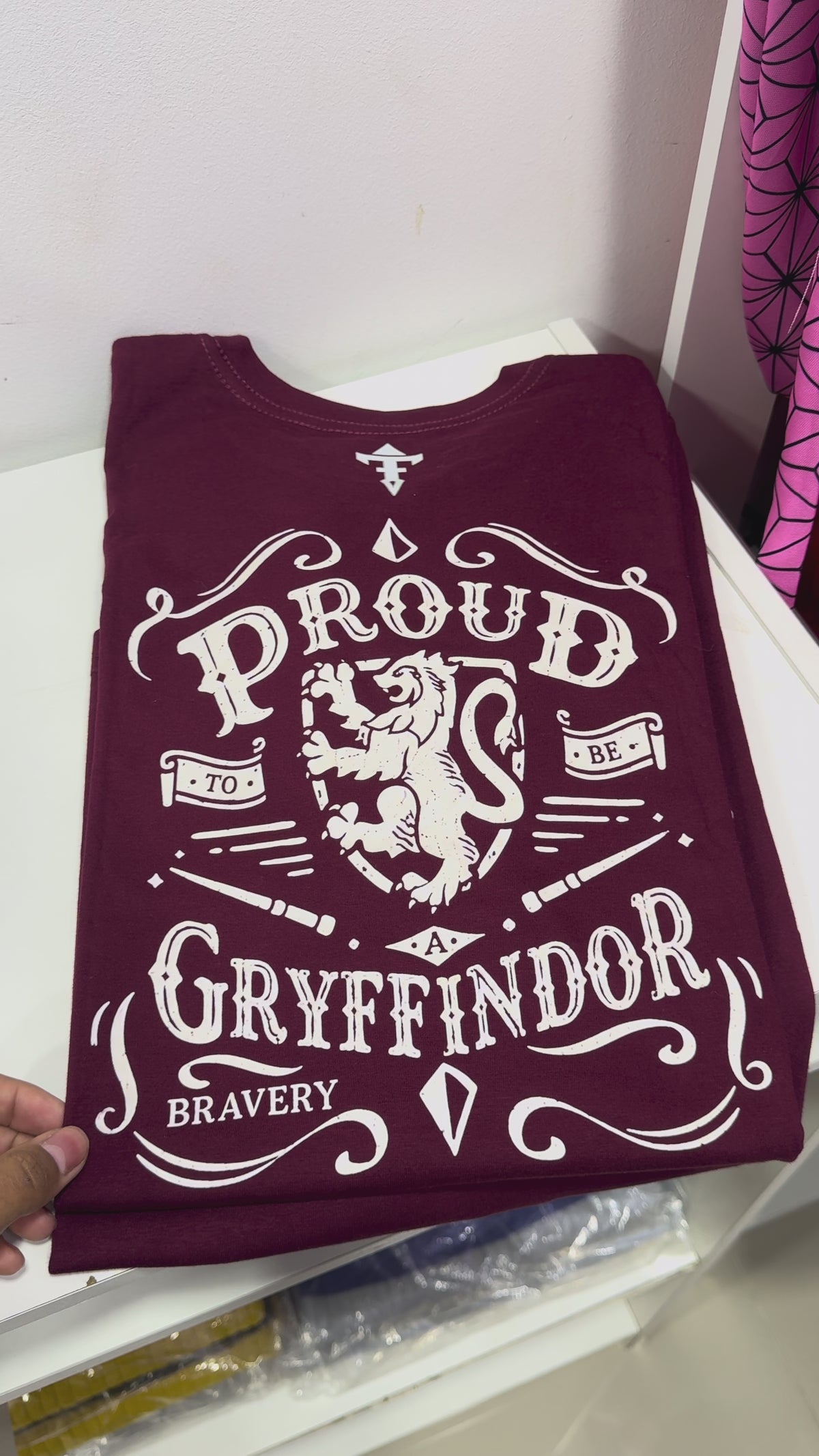 CAMISETA GRIFINÓRIA HARRY POTTER - 100% ALGODÃO